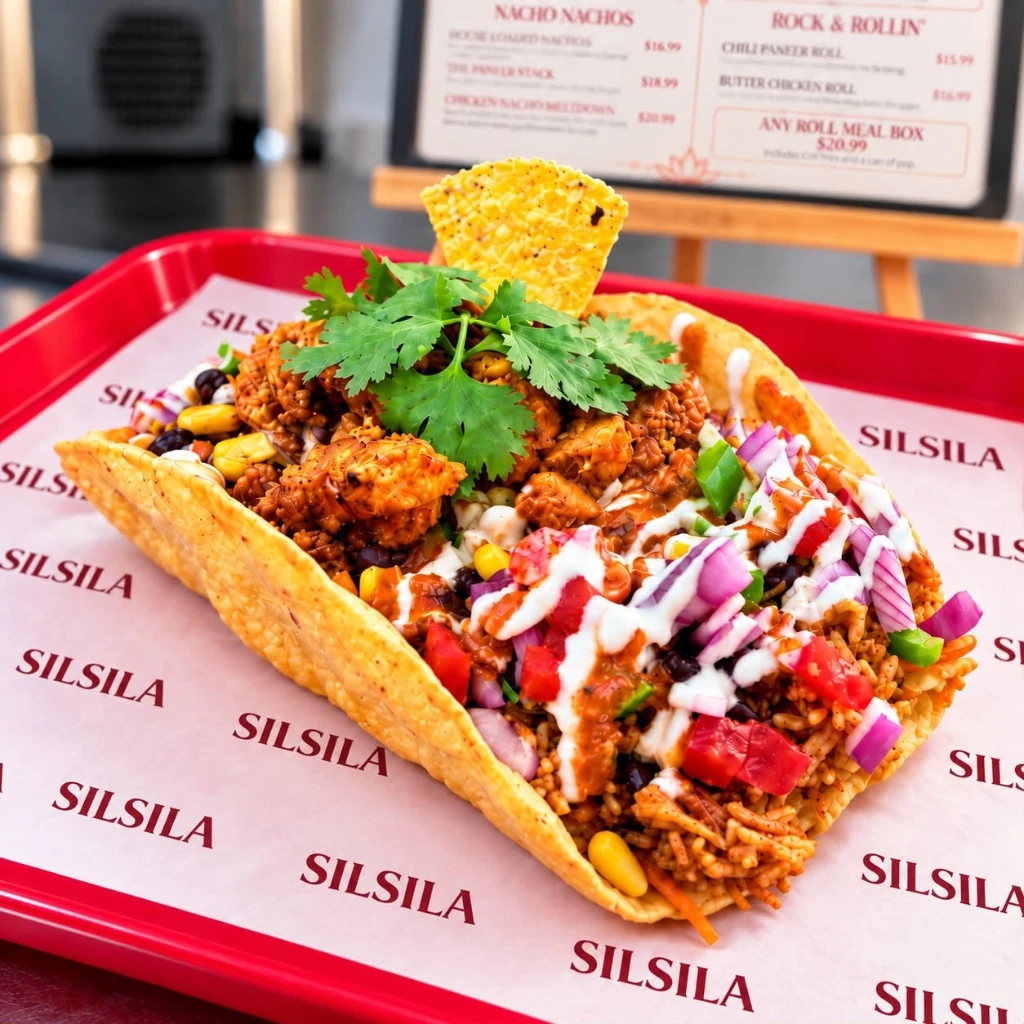 Silsila signature fusion burrito and taco bowl