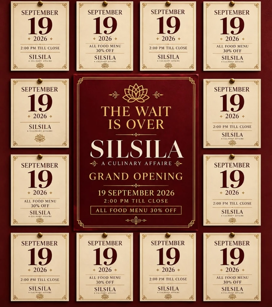Silsila grand opening poster